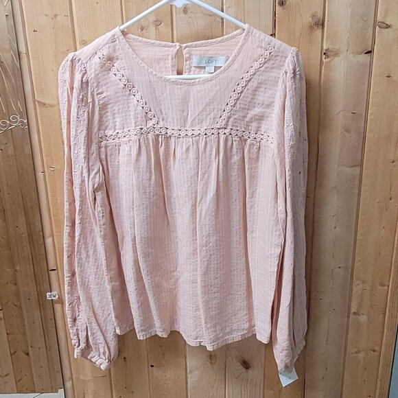 Loft Blouse Bundle Pink Blue | Size Small | Two Pack Casual Workwear - Picture 5 of 7